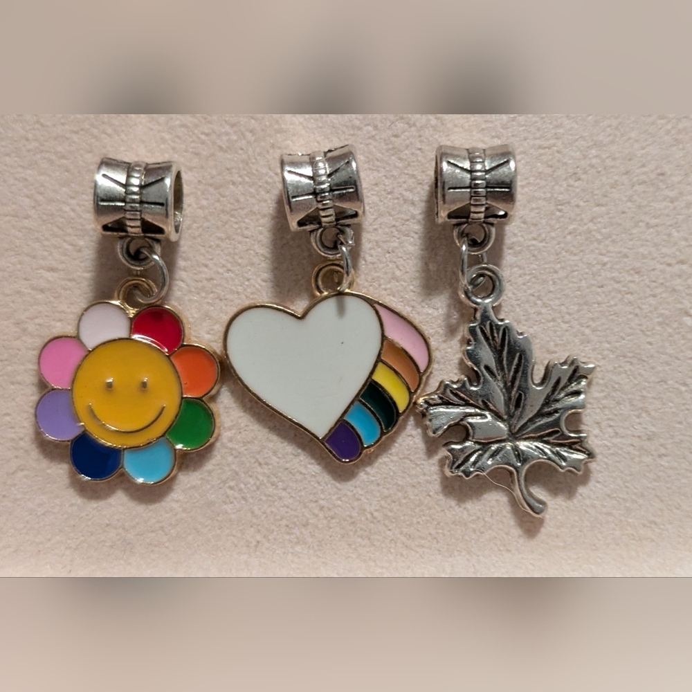 FREE WITH PURCHASE-Colorful Enamel Charm Set